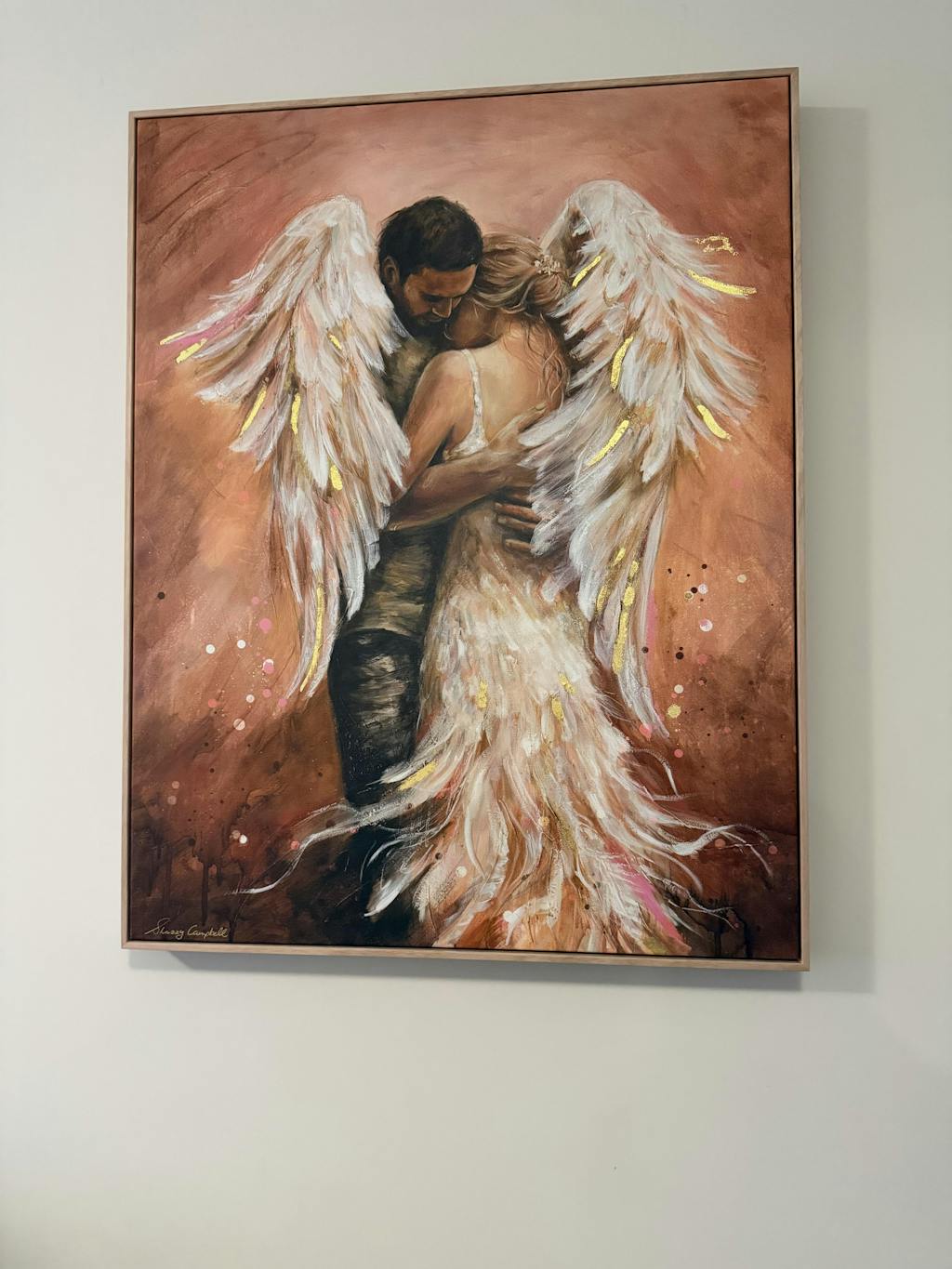 He is the Angel (Canvas Print)