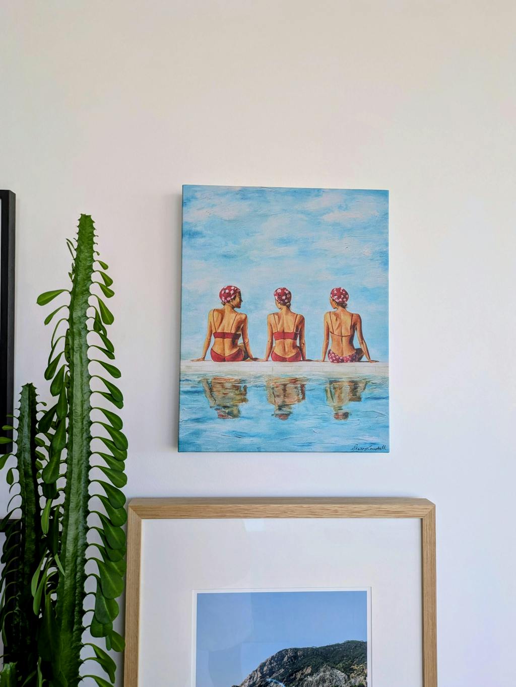 Bathing Besties (Canvas Print)