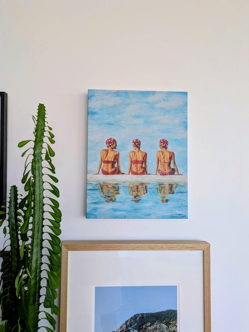 Bathing Besties (Canvas Print)