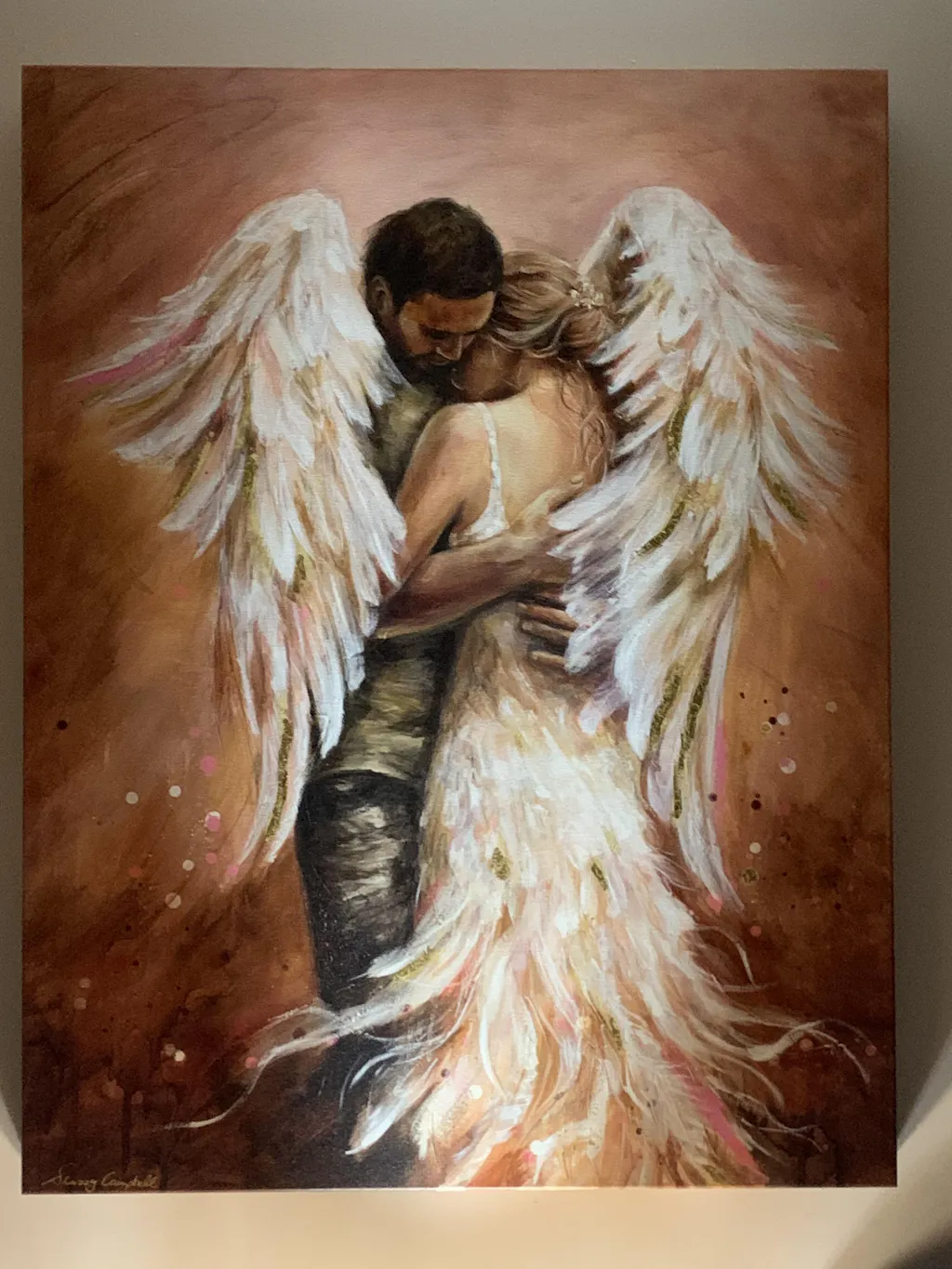 He is the Angel (Canvas Print)