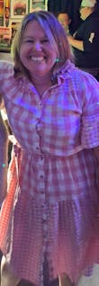 Cleo Dress - Pink Check