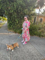 Greta Dress - Pink Floral