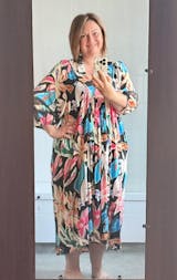 Juno Dress - Black Tropics