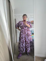 Kenna Dress - Lilac Paisley