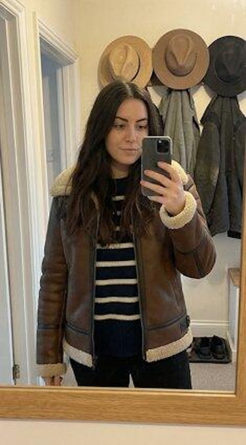 Hunter Classic Shearling B-3 Bomber Jacket