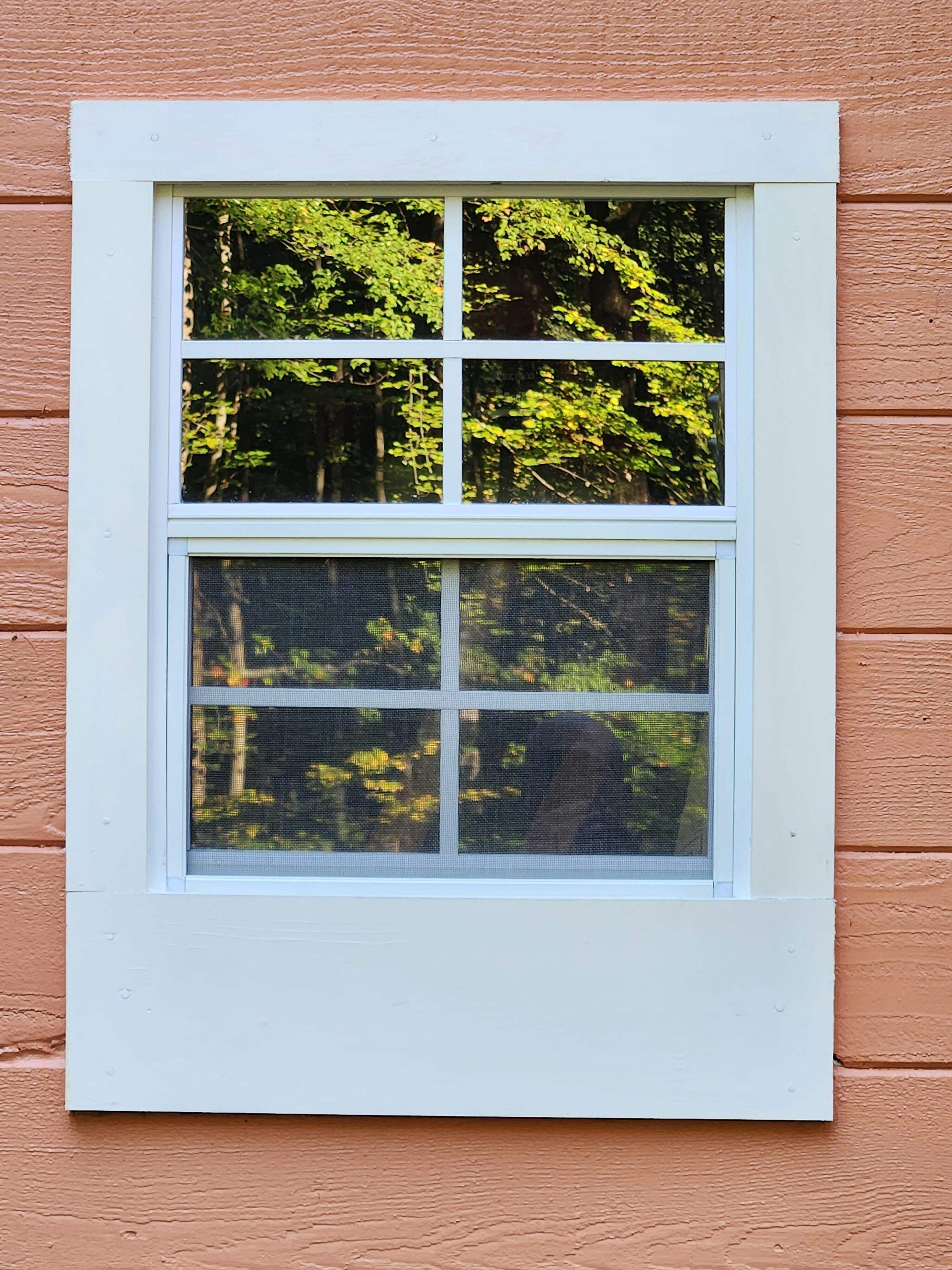 18" W x 23" H Flush Mount Shed Window, 2 PK