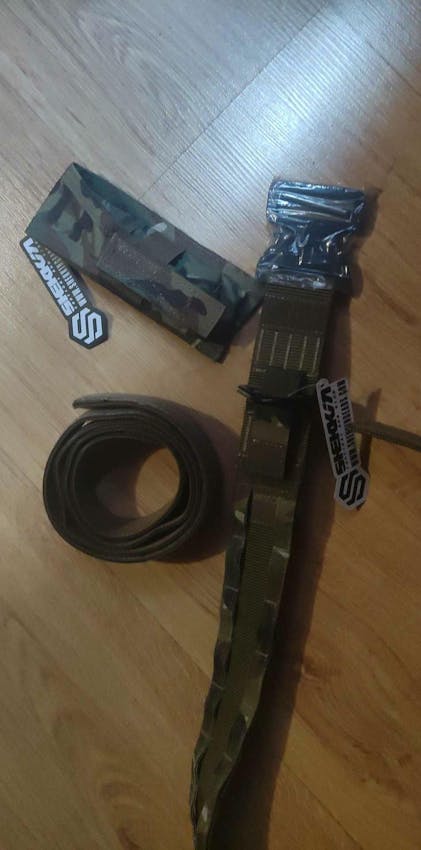 個人装備 Shekkingears Gunfighter velt MC Gunfighter belt with Budget Buckle