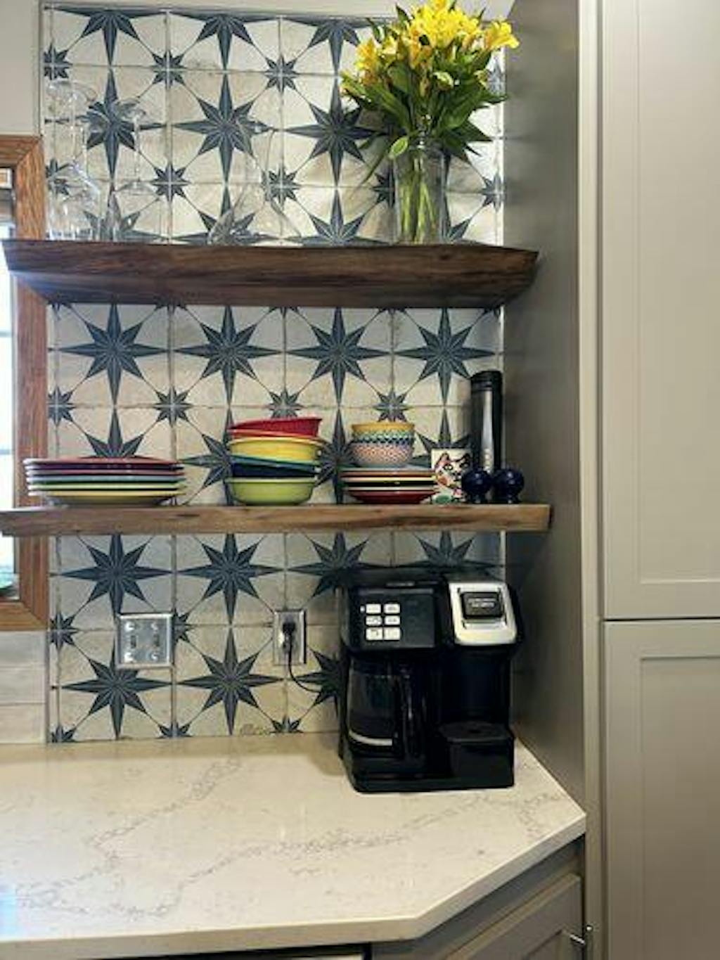 Handcrafted Walnut Live Edge Floating Shelves Shelf Expression