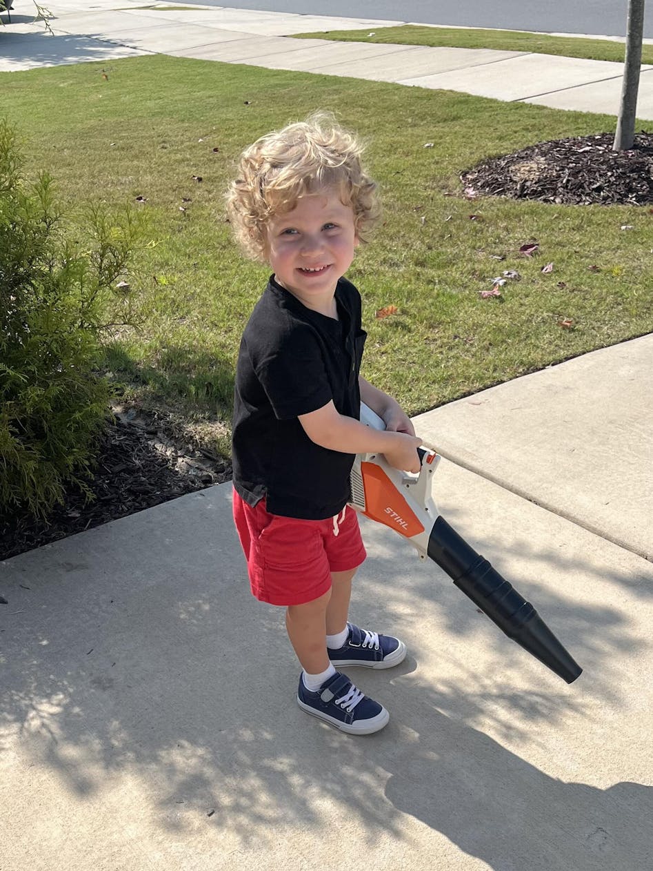 STIHL TOY BLOWER — Sherwood Tractor - Main Image