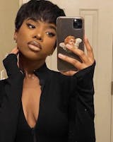 ̂  ⚡Glueless Style De Mode Bob Wear Go Perruque Sans Colle Lisse Cheveux Humains