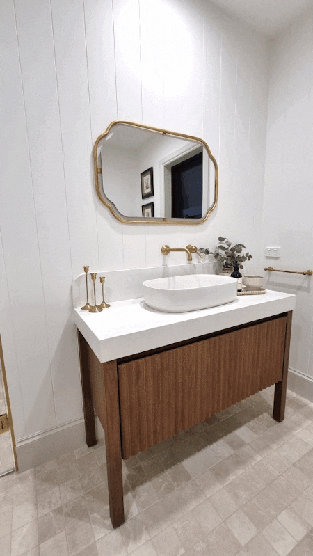 Iris Antiqued Gold Wall Mirror