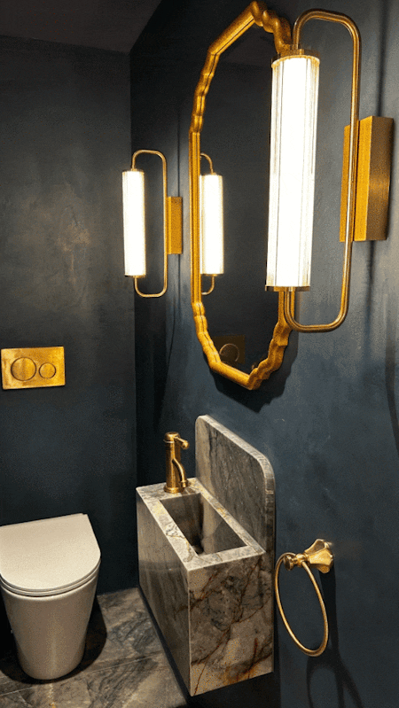 Helena Gold Wall Mirror