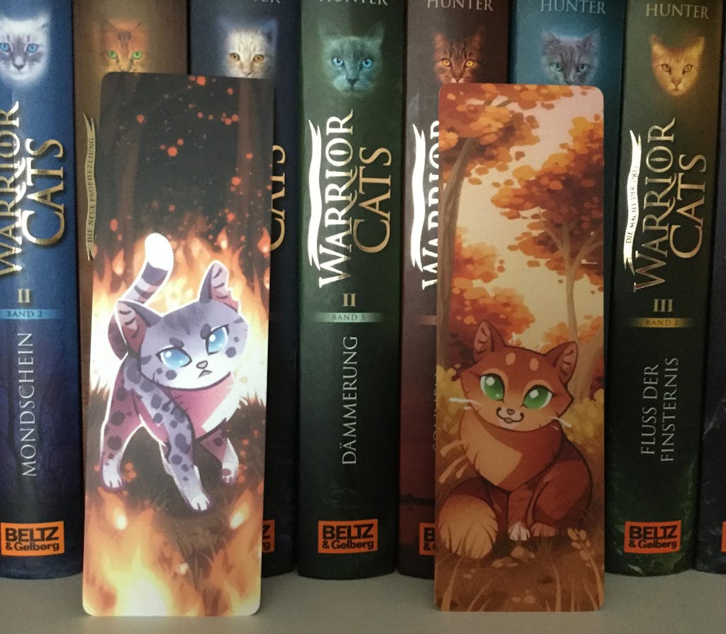 Strong Queens Bookmark Set Warrior Cats Shinepaw Design