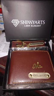 Customized Wallet and Keychain Combo