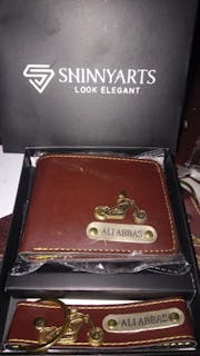 Customized Wallet and Keychain Combo