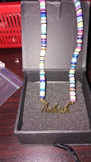 Rainbow Kids Name Necklace