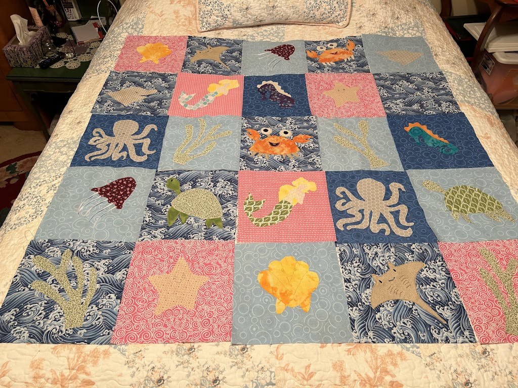 Sea Creatures Quilt Pattern – Shiny Happy World