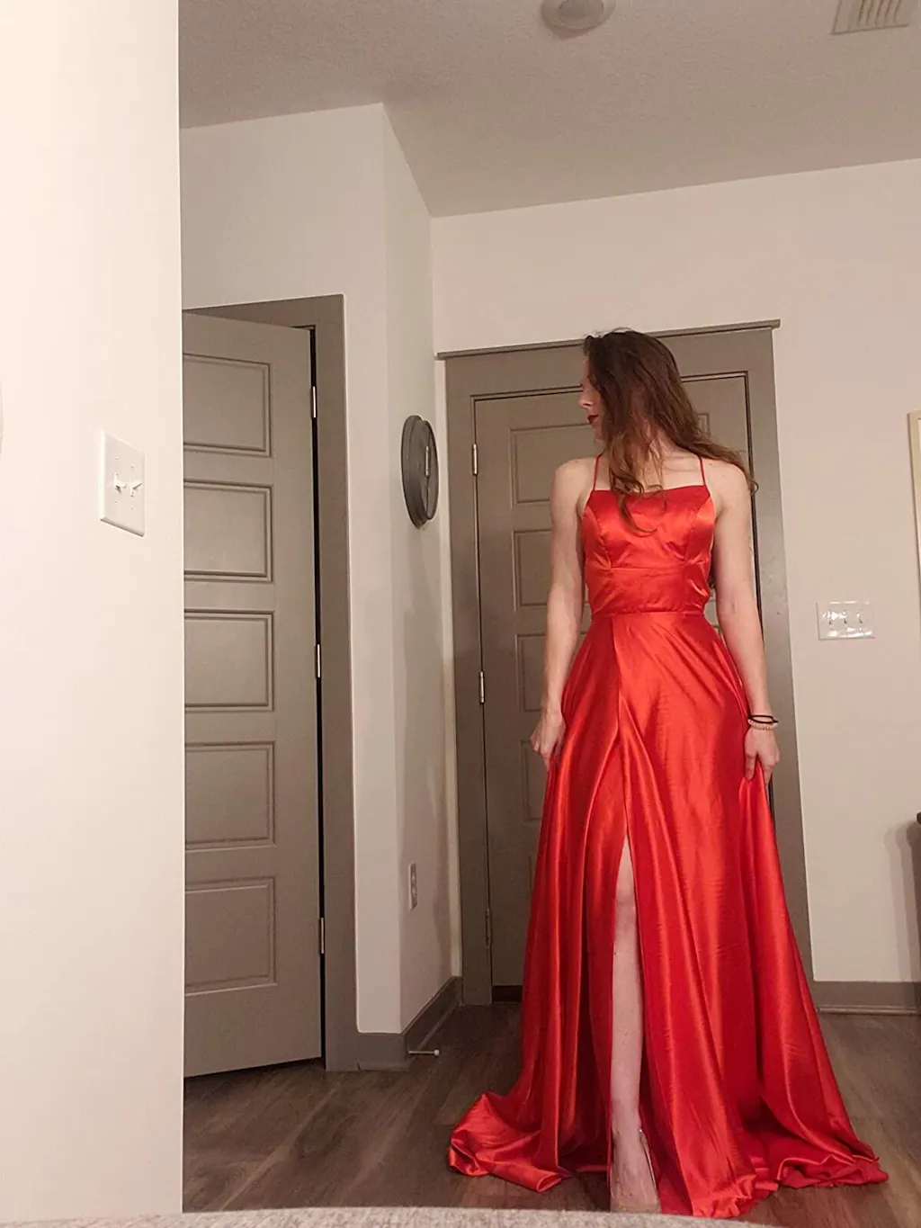A-Line Simple Stunning Long Prom Dresses Formal Evening Gowns main image 0