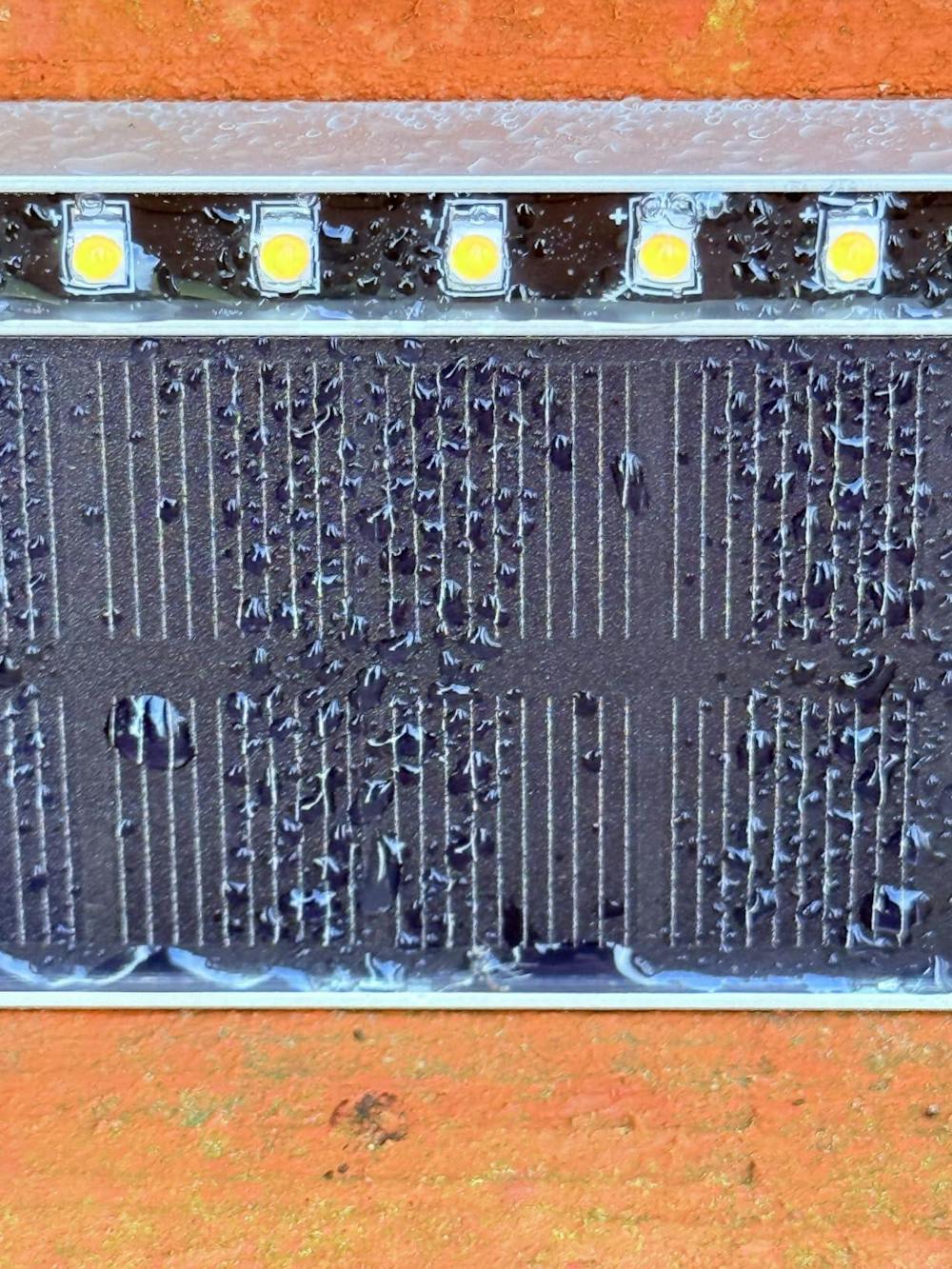 Outdoor Solar Step Lights, 33 LEDs and IP66 Waterproof - Ideal for Concrete Stair, Entryway, Porch, and Patio