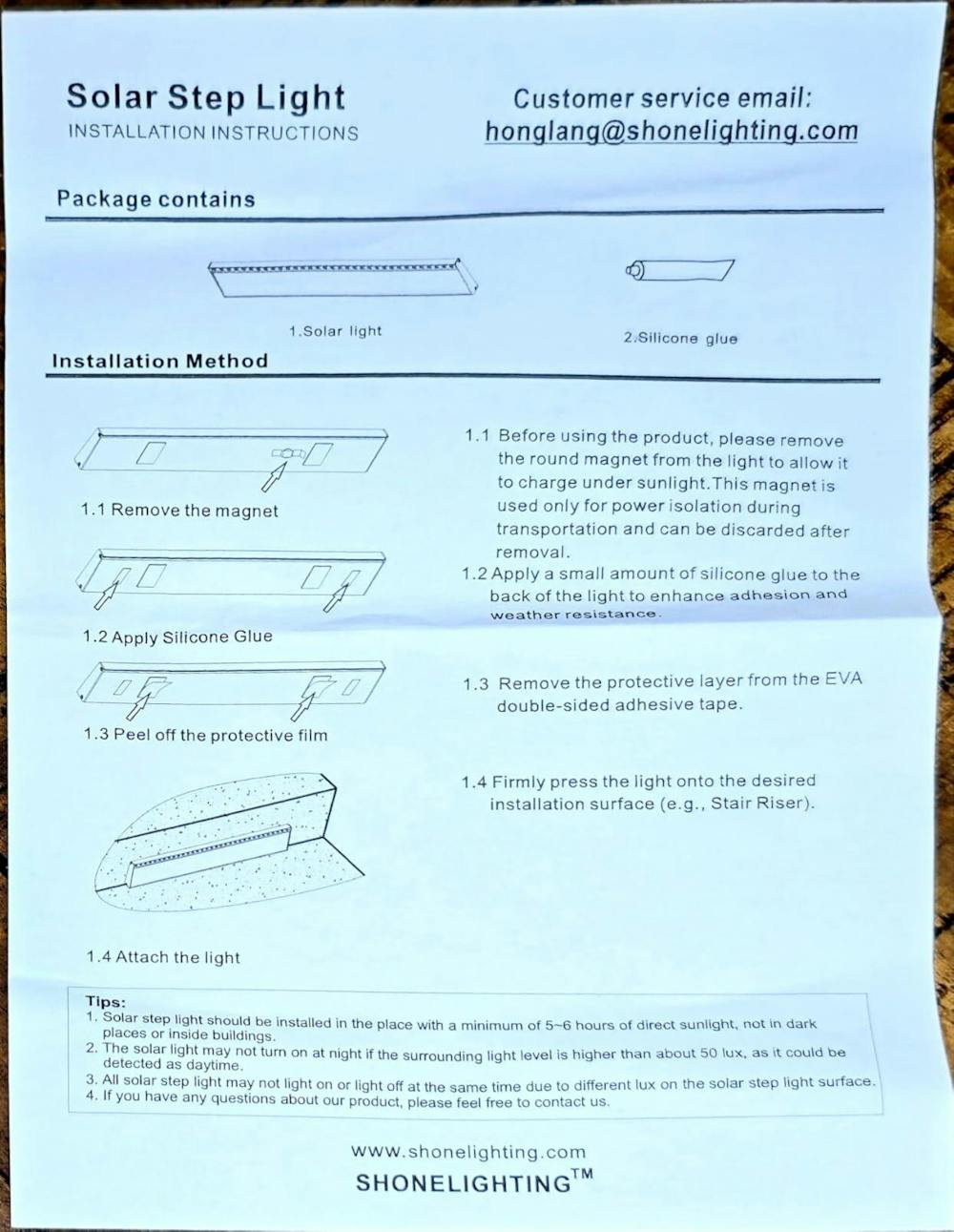 Outdoor Solar Step Lights, 33 LEDs and IP66 Waterproof - Ideal for Concrete Stair, Entryway, Porch, and Patio