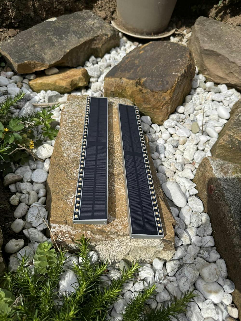 Outdoor Solar Step Lights, 33 LEDs and IP66 Waterproof - Ideal for Concrete Stair, Entryway, Porch, and Patio