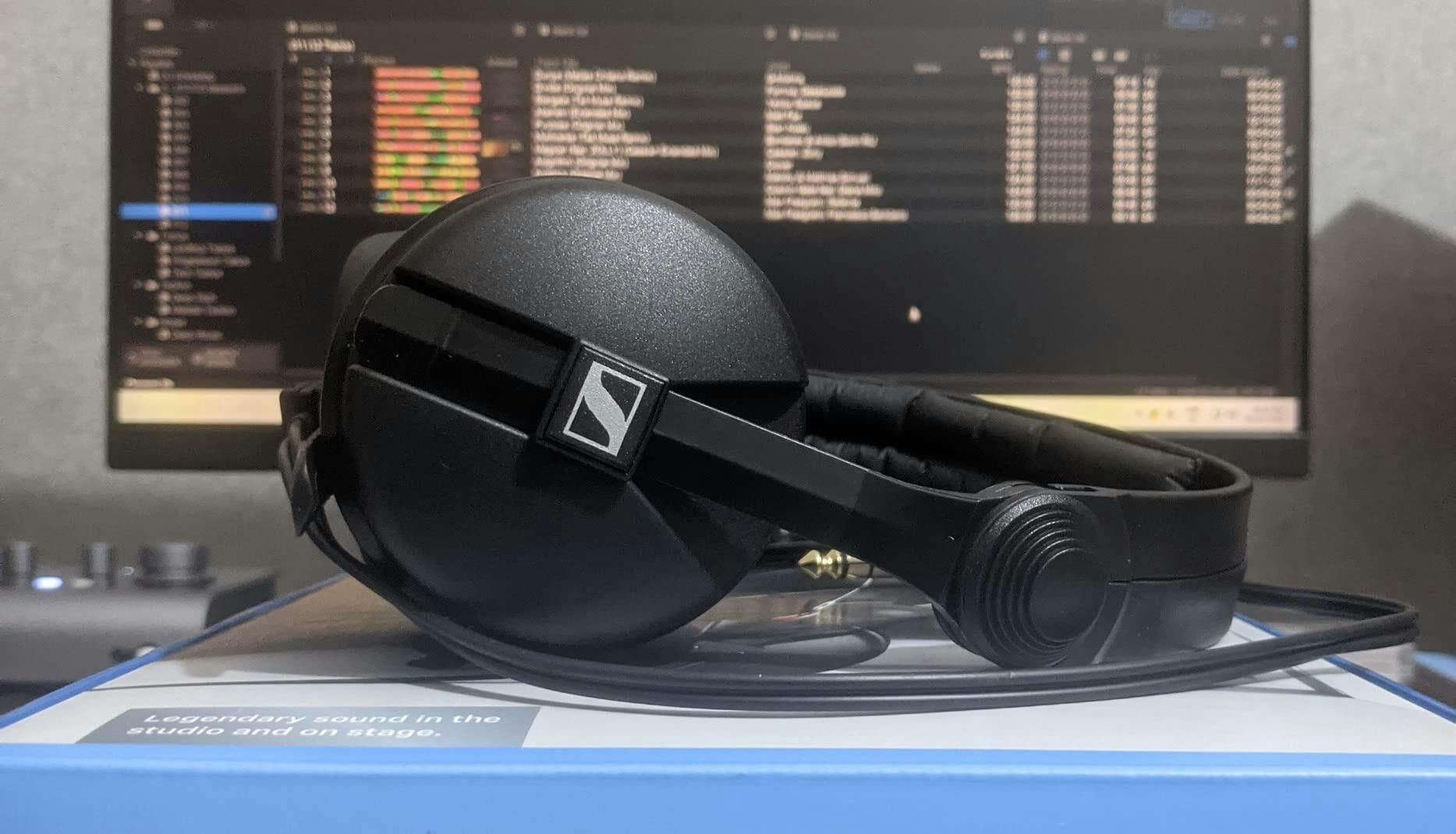 Sennheiser HD 25 LIGHT ブラック FONE DE OUVIDO SENNHEISER HD 25 LIGHT BLACK