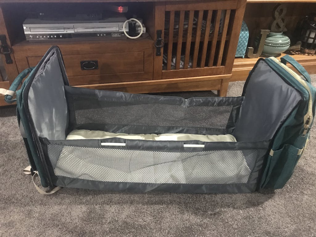 2 in 1 expanding diaper bag