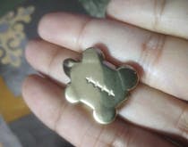 Raw Pyrite Turtle With FREE Selenite Plate