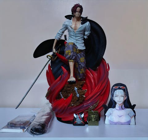 One Piece Shanks Action Figure (40 cm) |PVC| – High Detailed GK Anime Statue by ShoppingNest