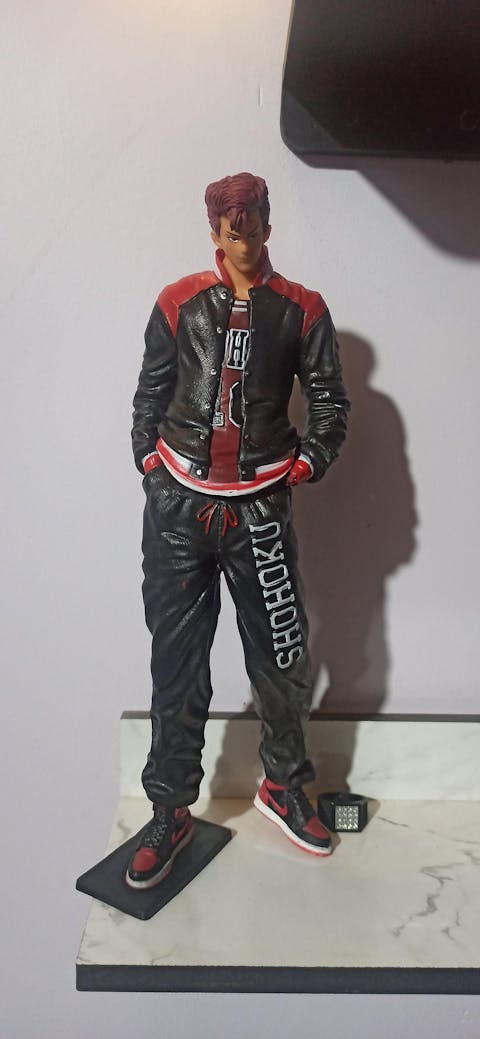 SLAM DUNK Anime Fiɡurе Sakurasgi Hanamichi Kaede Rukawa Haruko Akagi PVC Action Fiɡurе | 28.5 CMS |