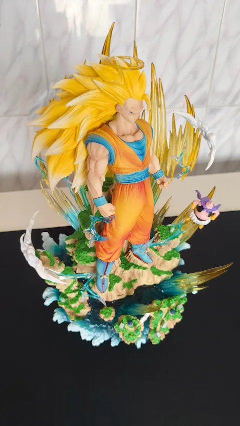 Dragon Ball Z |PVC| Super Saiyan 3 ssj3 Son Goku Action Figure 34 cm Collectible