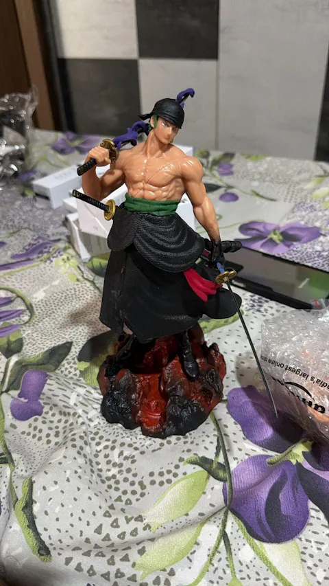 One Piece Roronoa Zoro Action Figure (20 cm) |PVC| – Anime Collectible by ShoppingNest