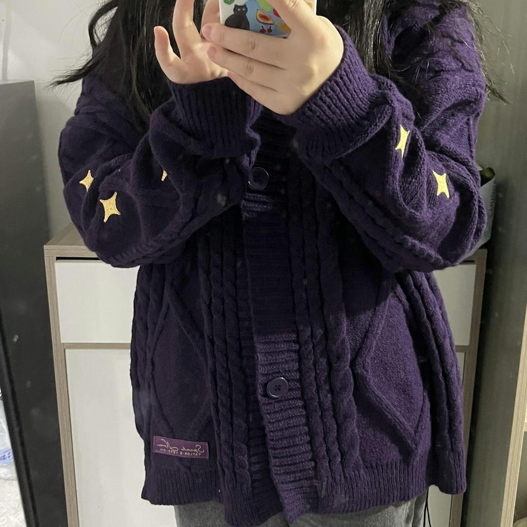 Speak Now Cardigan Taylors Version, Purple Cardigan Sweater