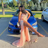 Pretty Mermaid Starpless Satin Long Wedding Dresses C4240 main image 0