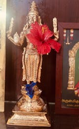 Subramaniyar 10-Inch Panchaloha Statue