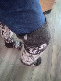 Women's Alpine Meadow Goat Wool Over-the-Knee Socks