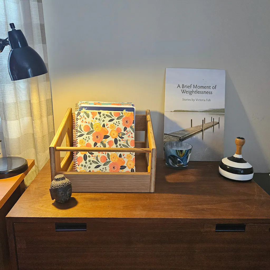 White Oak "Soundcheck" Vinyl Record Crate