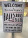 Personalized Welcome To Our Backyard Bar Metal Sign - Home Decor - Outdoor Decor - Bar Sign - Welcome Sign -