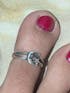 Moon & Star Silver Toe Ring