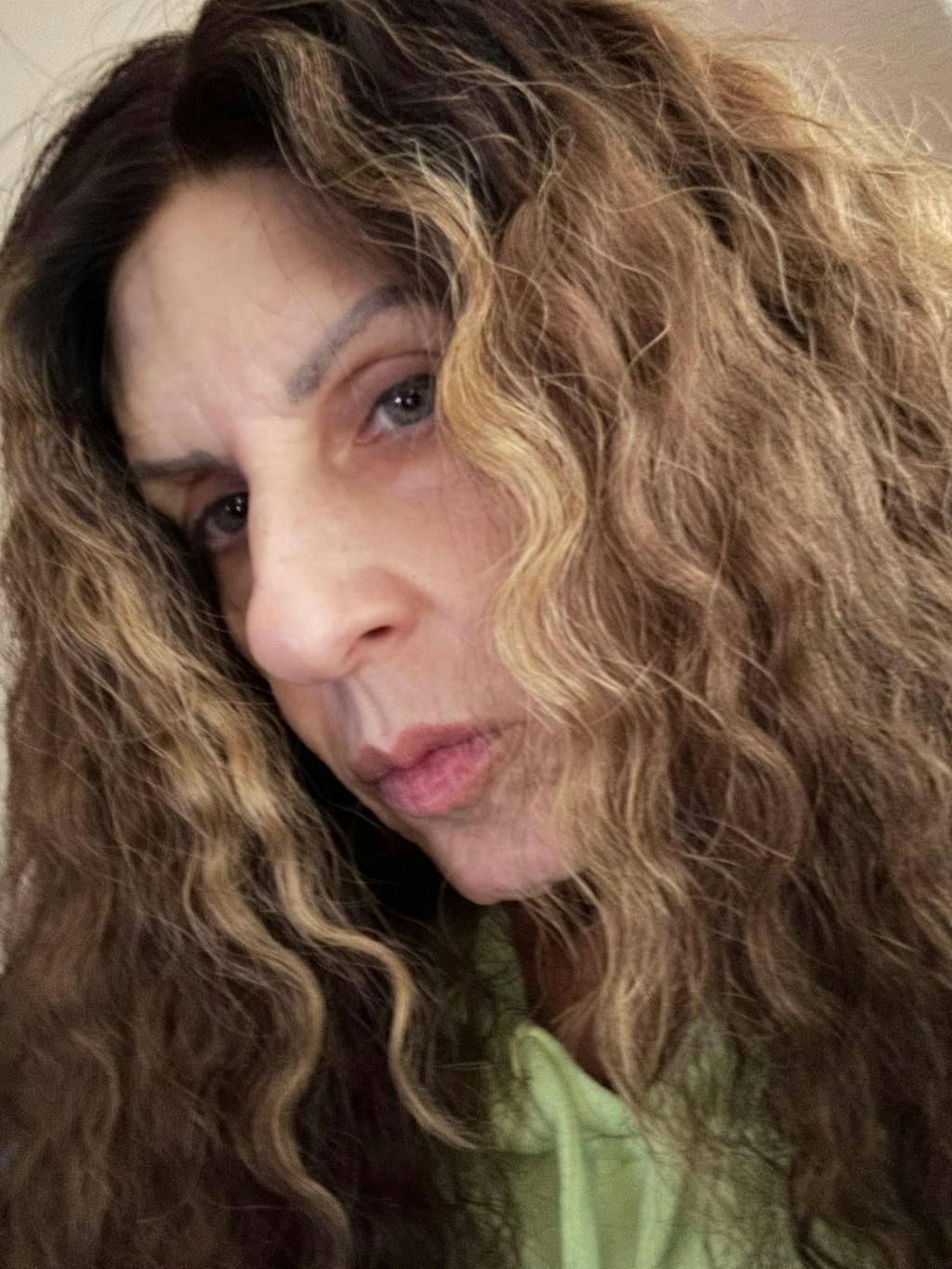 Serena (Curly) Glueless 2.0 Lace Top Wig, 24" length (Summer Cap!) - FINAL SALE