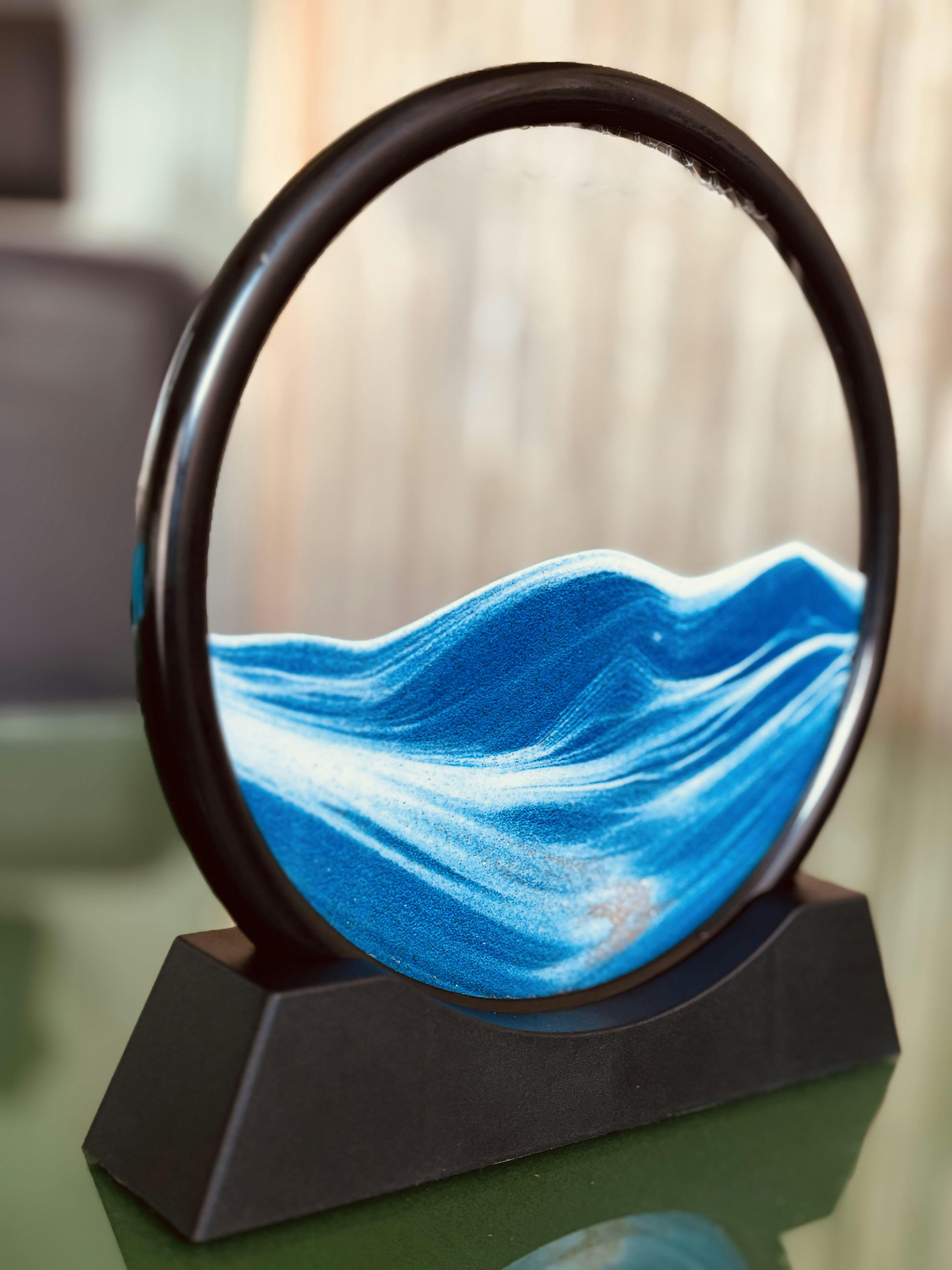 3d Moving Sandscapes Frame | 7 Inch Sand Lamp ( Random Color ) – Silk Store