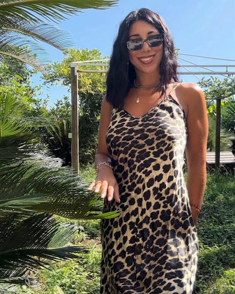 Pure Silk Spaghetti Strap Long Dress