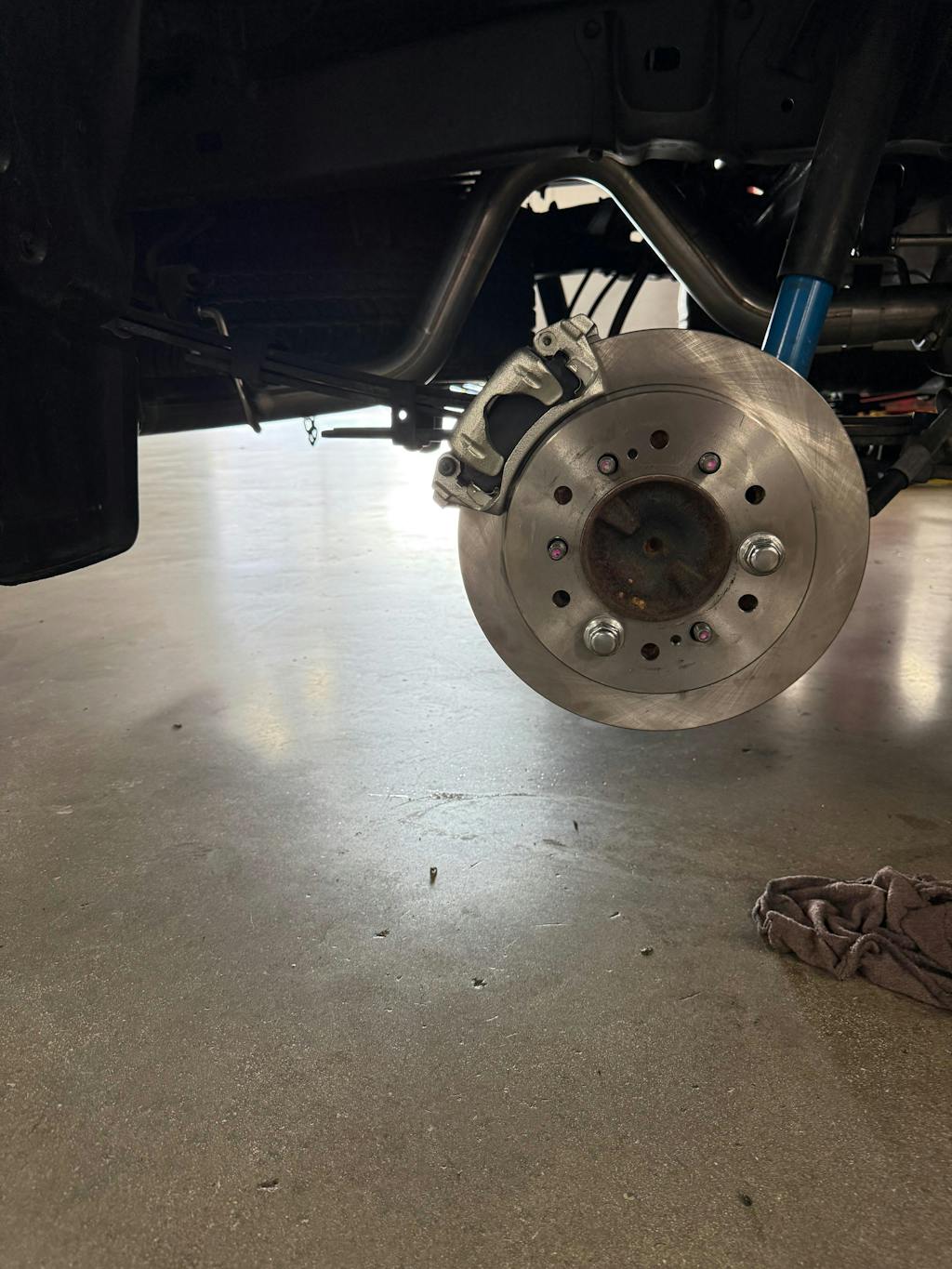 2005-2022 Toyota Tacoma 6 lug REAR DISC CONVERSION brake upgrade swap kit Backing Plate with e-brake