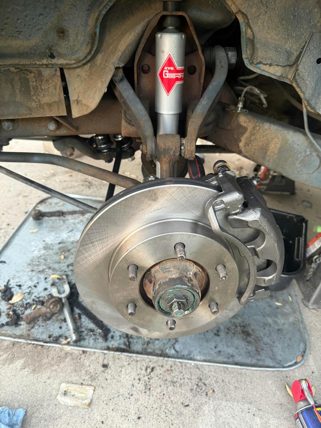 Front Brake Upgrade Custom Made Bracket For 1964-1977 620, 520, 521, 310