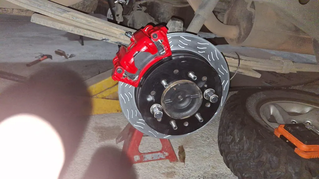 2000-2006 TOYOTA TUNDRA 6 lug REAR DISC CONVERSION brake upgrade swap kit Backing Plate with e-brake