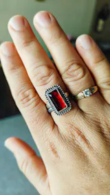 Exquisite Rava Wire Work Silver Ring