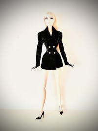 JHDFASHIONDOLL 2024 Convention: BLACK BOW TIE Grace Doll