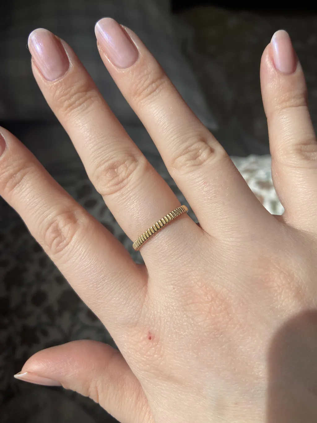 Ribbed Stacking Ring | Simple & Dainty