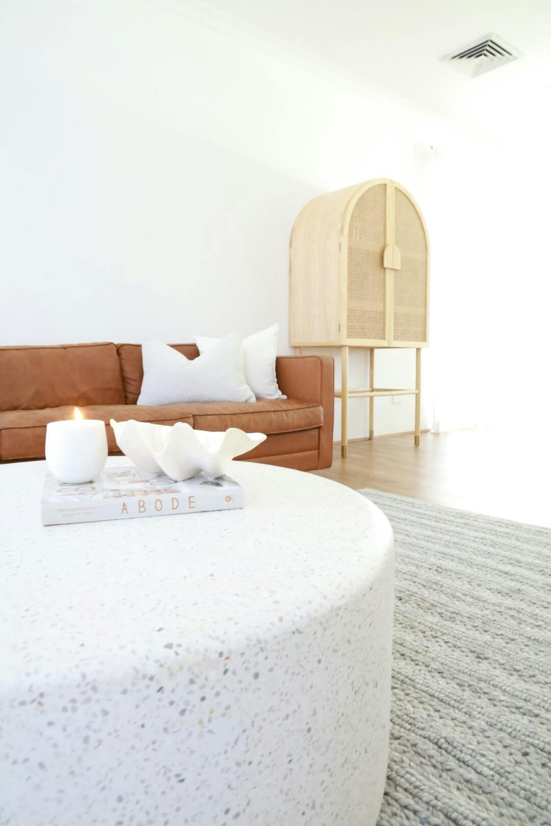 Mandurah Silver Grey Wool Rug Simple Style Co