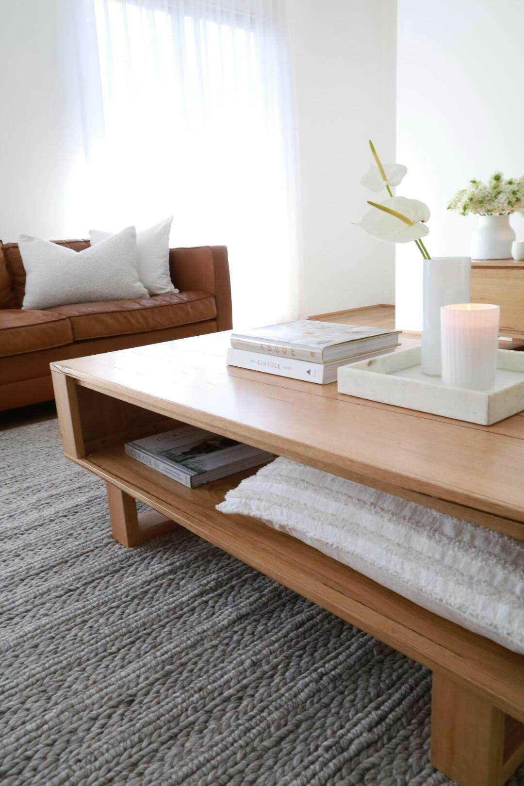 Mandurah Silver Grey Wool Rug Simple Style Co